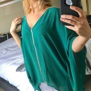 Bat Wing Blouse/ Vest